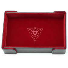 Rectangle Dice Tray - Red